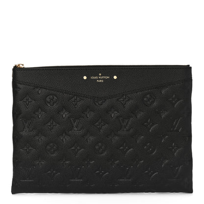 Louis Vuitton Empreinte Daily Pouch Black 1 of 9