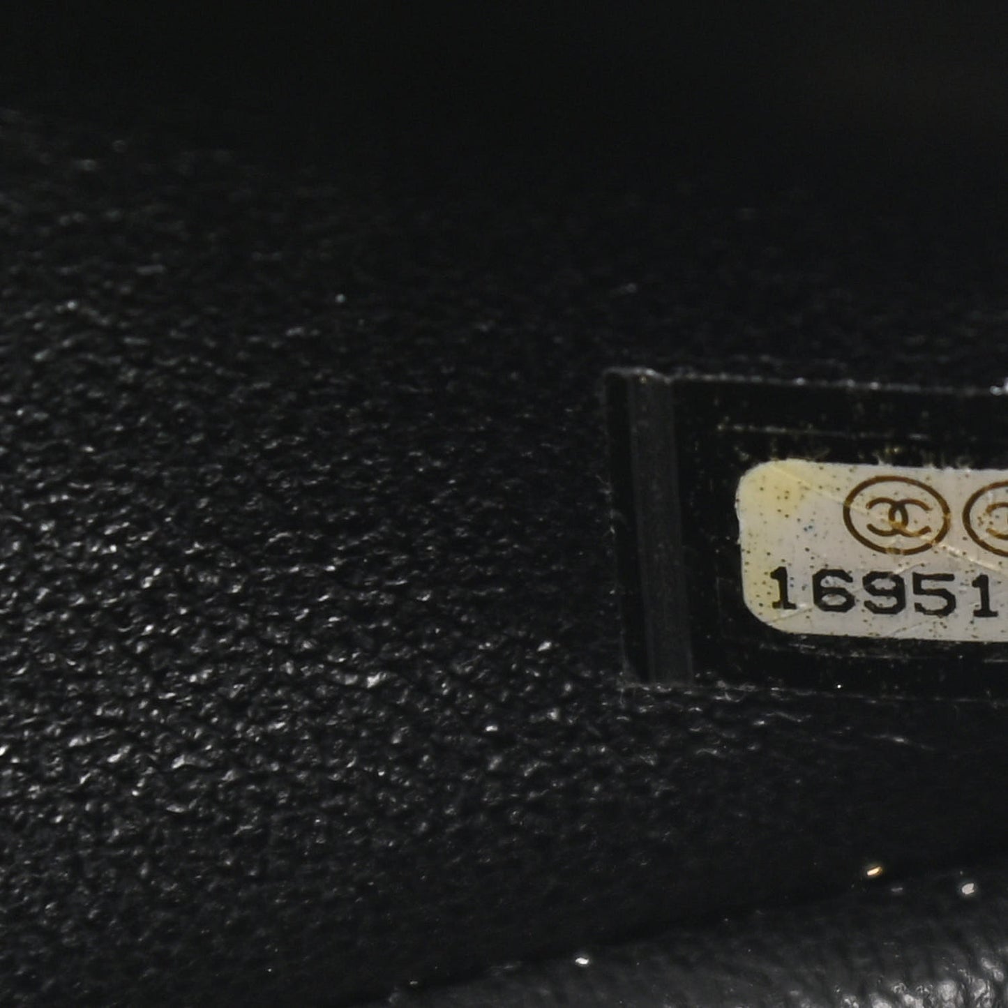 Patent Quilted Jumbo Double Flap Black