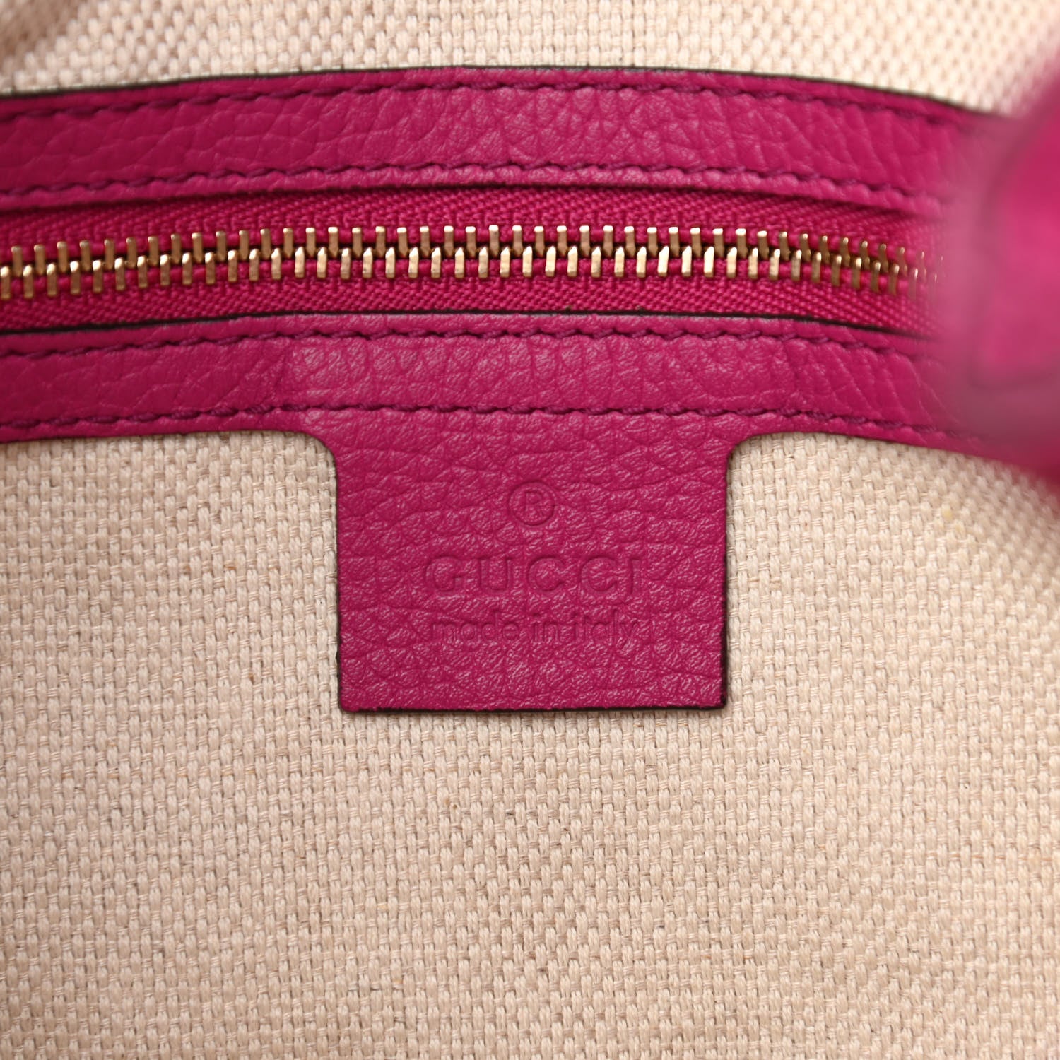 Gucci Cellarius Calfskin Medium Soho Chain Shoulder Bag Bright Bouganville 6 of 13