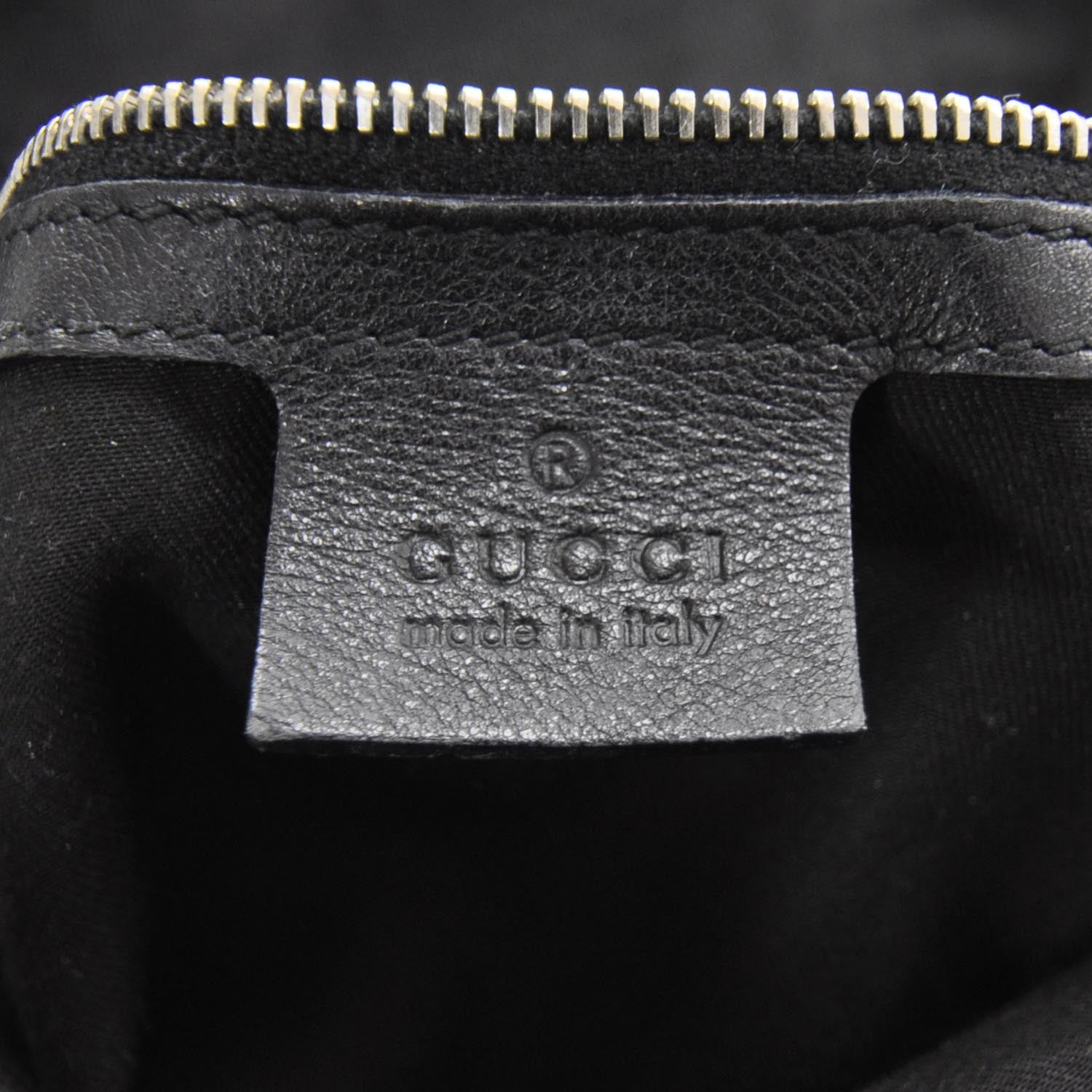 Gucci Monogram Medium Indy Hobo Black 8 of 11