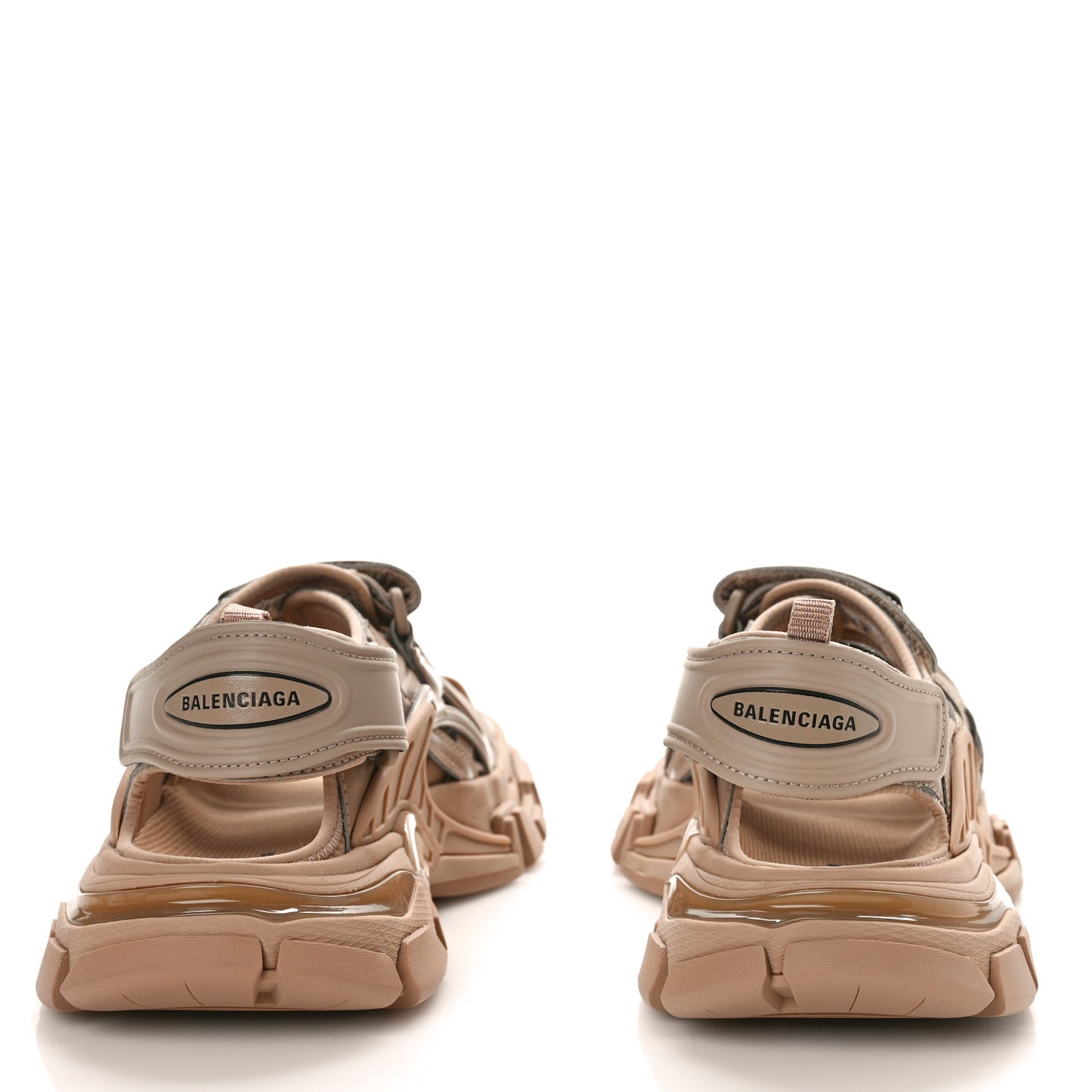 Neoprene Rubber Womens Track Sandals 37 Full Beige