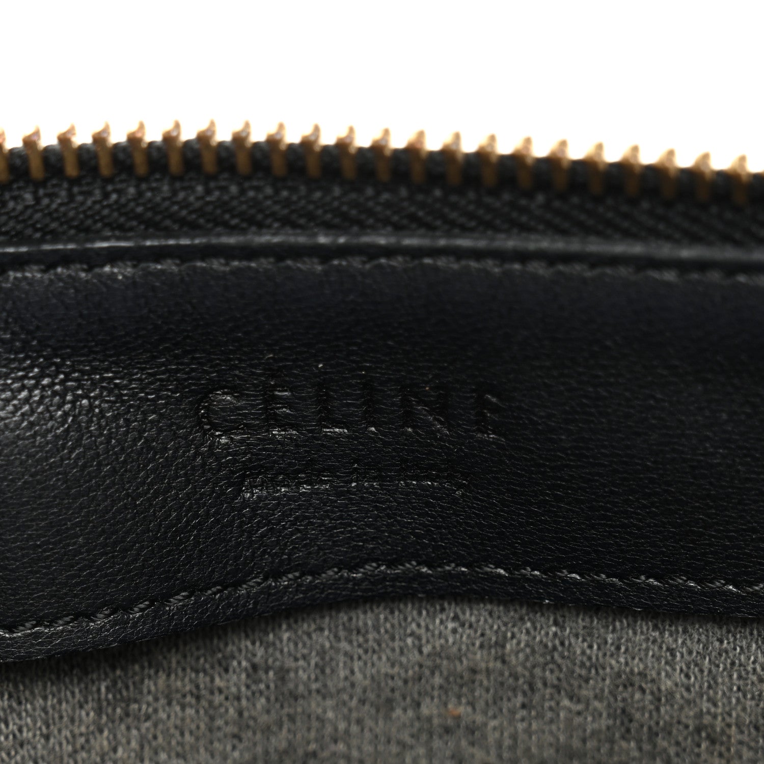 Celine Lambskin Large Trio Crossbody Bag Black 7 of 13
