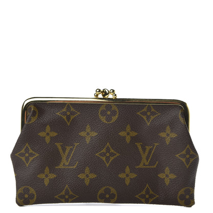 Louis Vuitton Monogram Kisslock Coin Purse 1 of 7