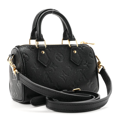 Louis Vuitton Empreinte Monogram Nano Speedy Black 3 of 10
