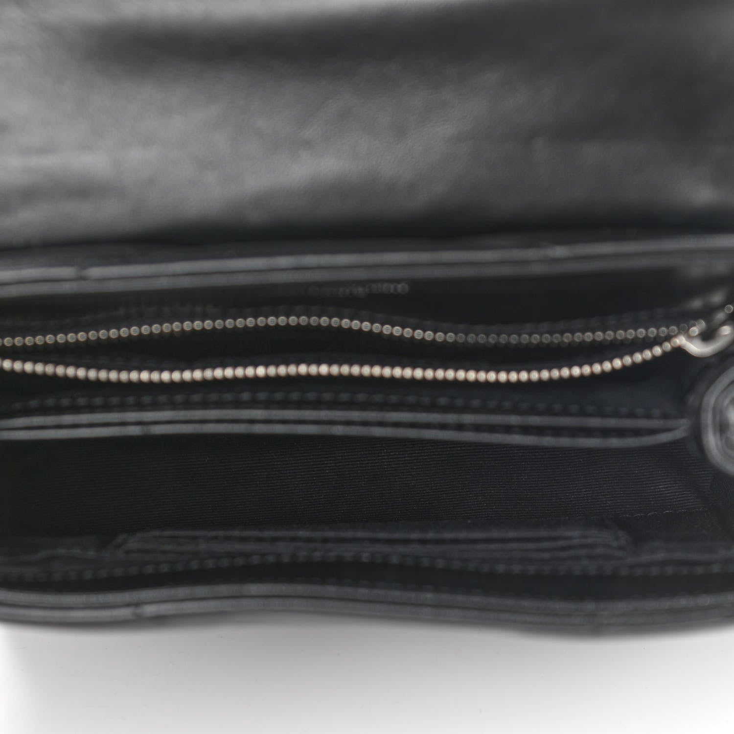 Saint Laurent Calfskin Y Quilted Monogram Toy Loulou Crossbody Bag Black 5 of 12