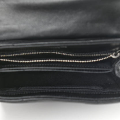 Saint Laurent Calfskin Y Quilted Monogram Toy Loulou Crossbody Bag Black 5 of 12