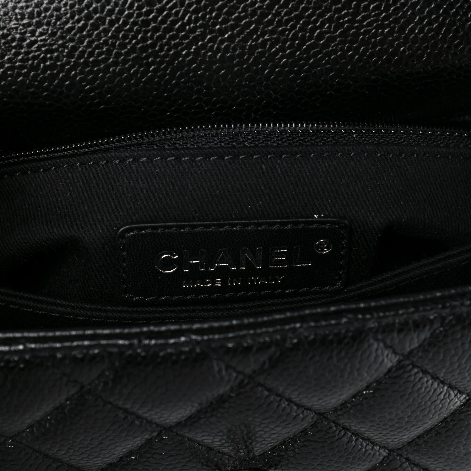 Chanel Caviar Quilted Mini Coco Handle Flap So Black 6 of 12