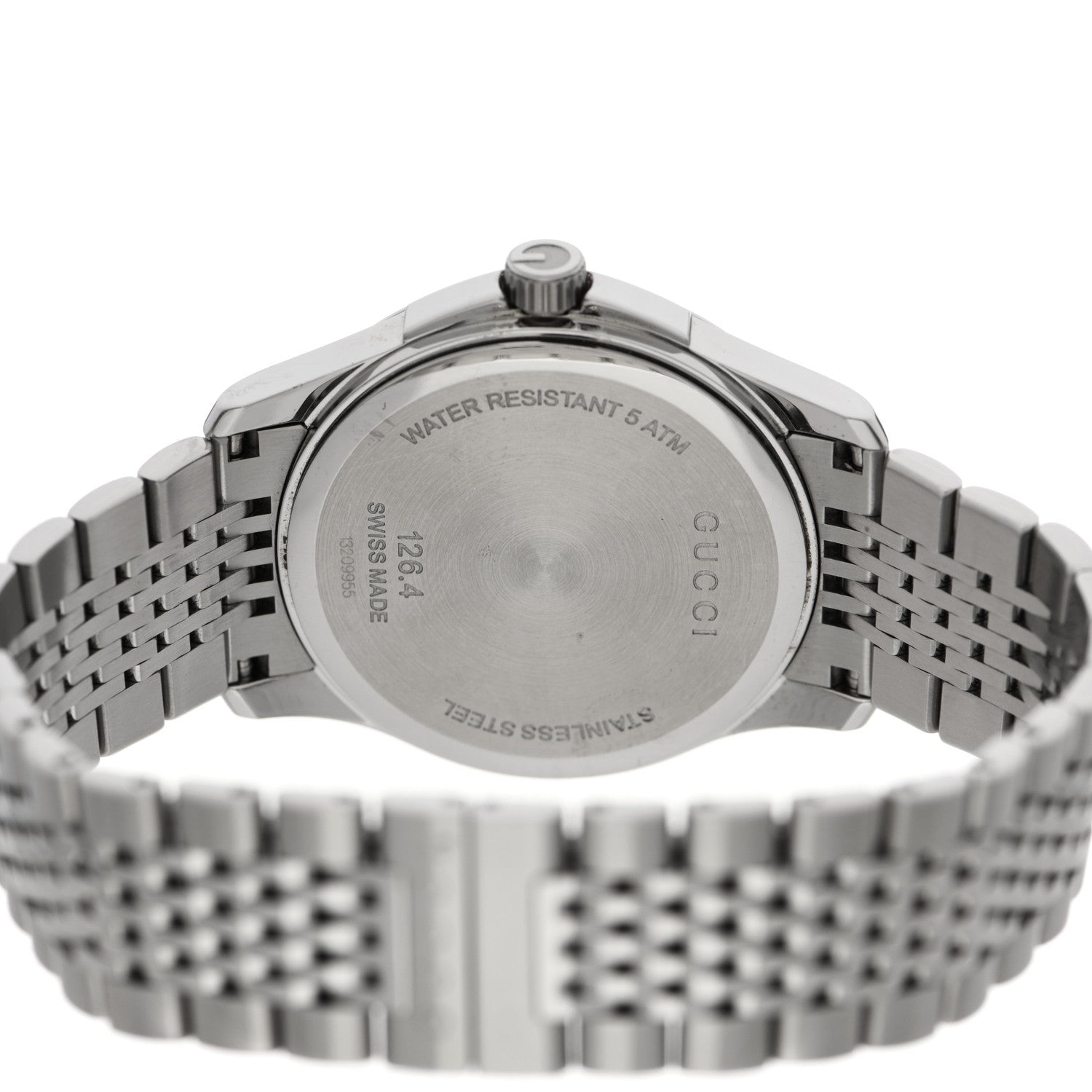 Gucci Stainless Steel 38mm G-Timeless Quartz Watch Brown 4 of 5