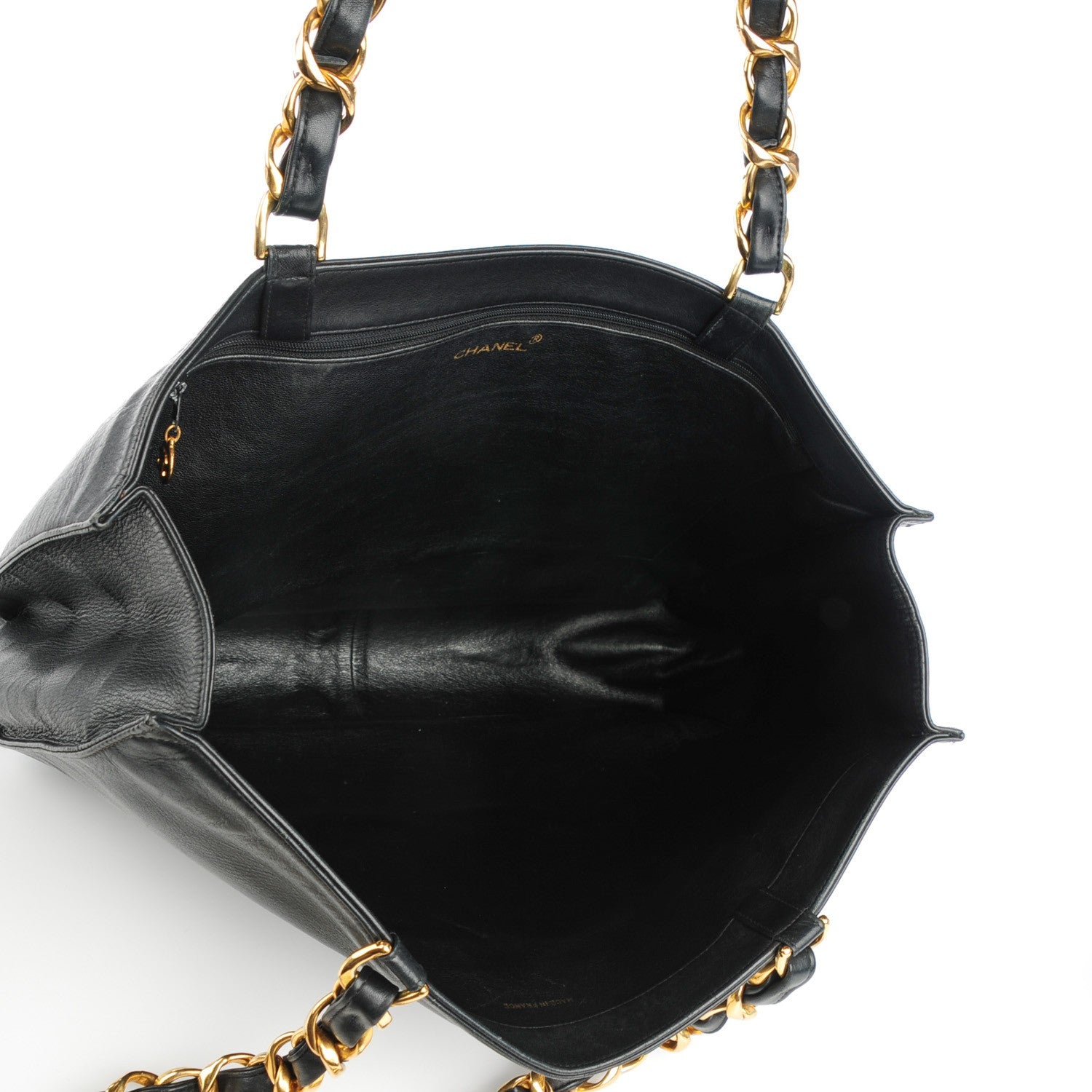 Chanel Lambskin Jumbo Shoulder Bag Black 5 of 8