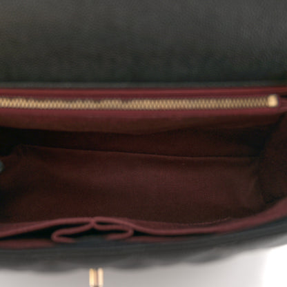 Chanel Caviar Quilted Medium Coco Handle Flap Black 5 of 12