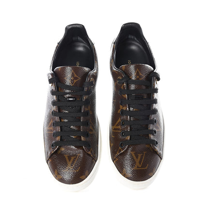 Louis Vuitton Patent Monogram Frontrow Sneakers 35.5 5 of 10