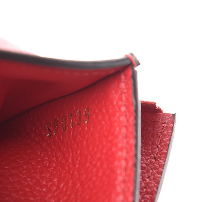 Louis Vuitton Empreinte Zoe Wallet Scarlet 7 of 8