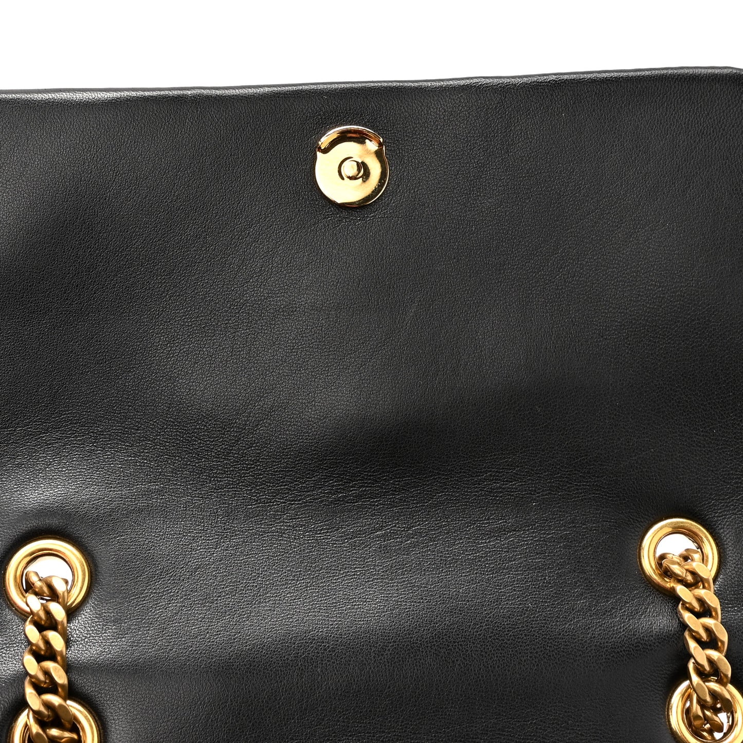 Lambskin Patchwork Monogram Small Jamie Black