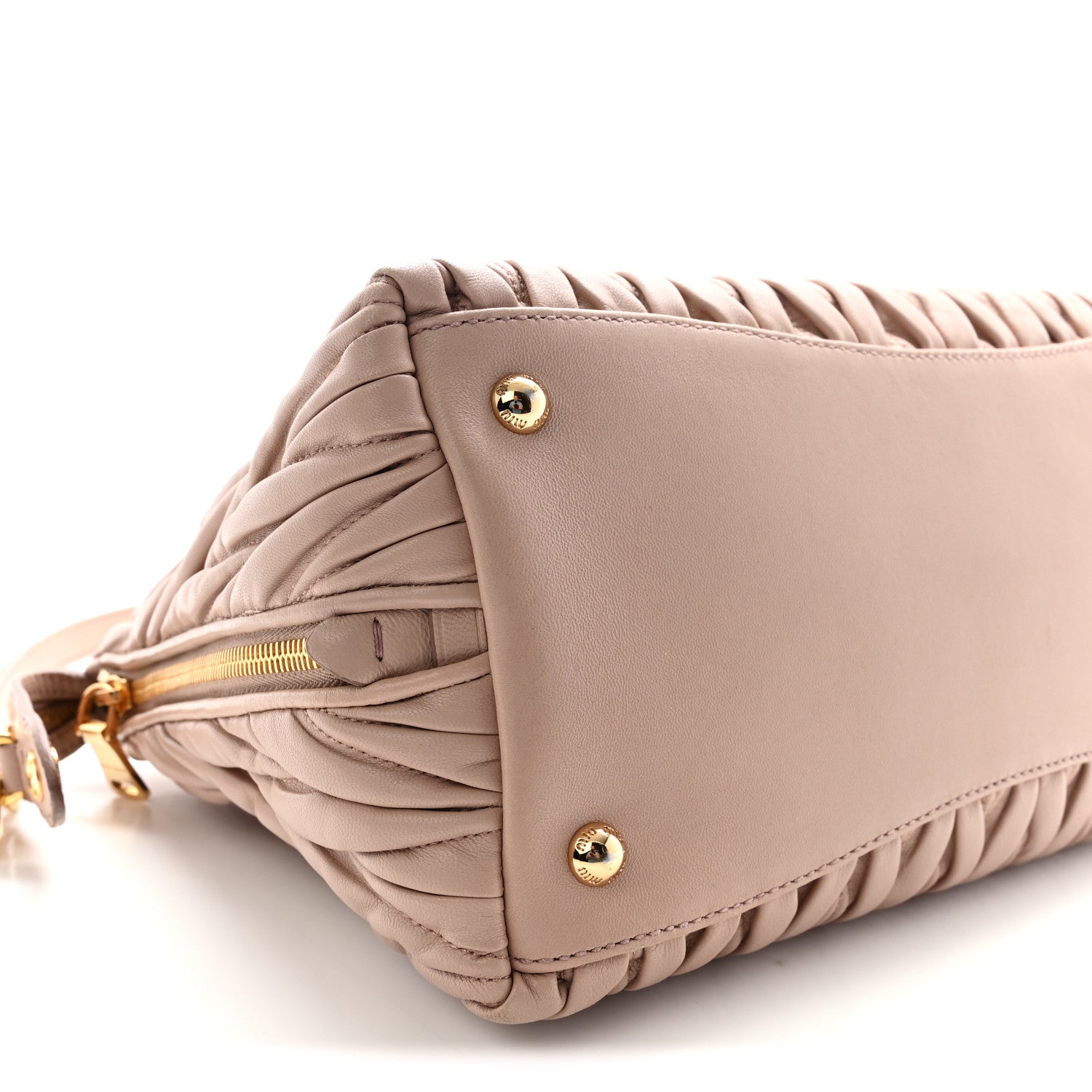 Miu Miu Nappa Matelasse Top Handle Cammeo 8 of 9