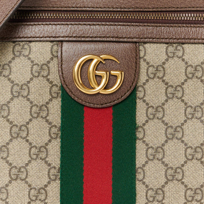 Gucci GG Supreme Monogram Web Small Ophidia Messenger Bag Brown 9 of 11