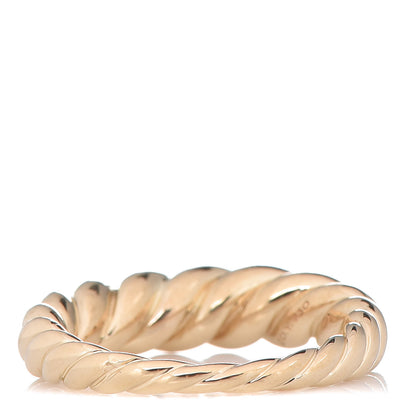 David Yurman 18K Yellow Gold Pure Form Stack Ring 54 7 10 of 13
