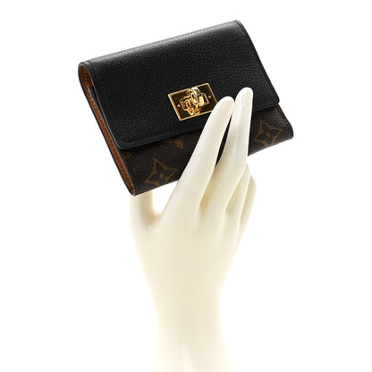 Louis Vuitton Monogram Victorine On My Side Wallet Black 2 of 10