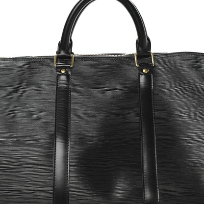 Louis Vuitton Epi Keepall 50 Black 7 of 11