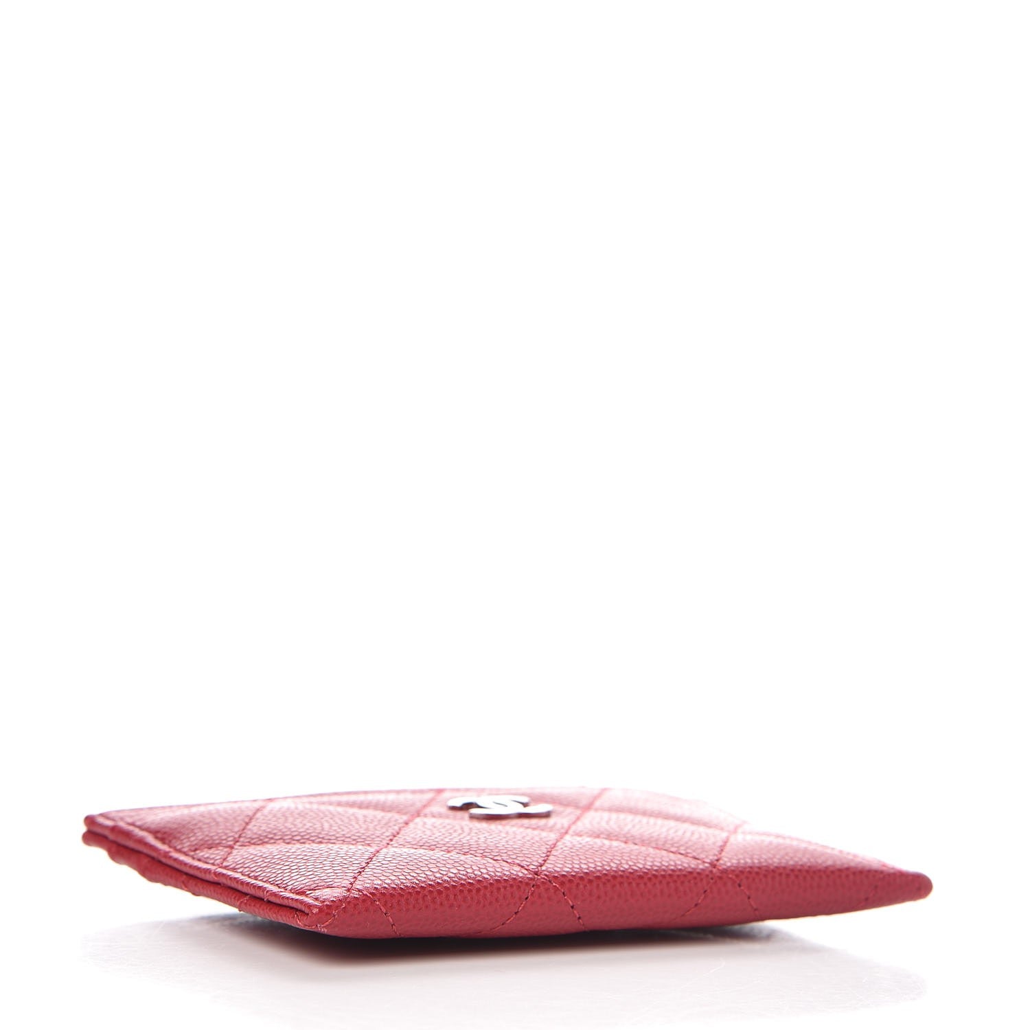 Chanel Caviar Quilted Card Holder Pink 4 of 9