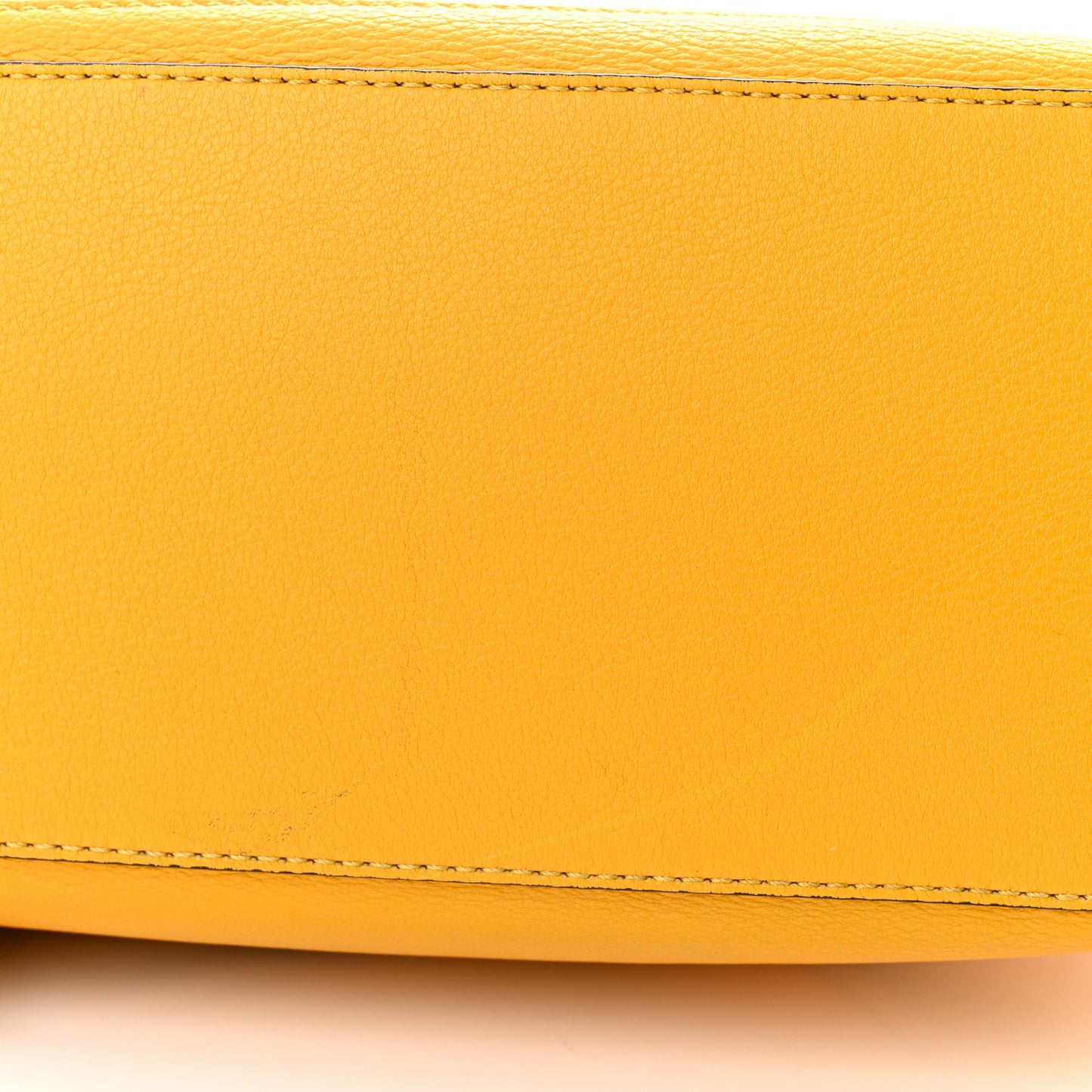 Grained Calfskin Small Puzzle Bag Narcisus Yellow