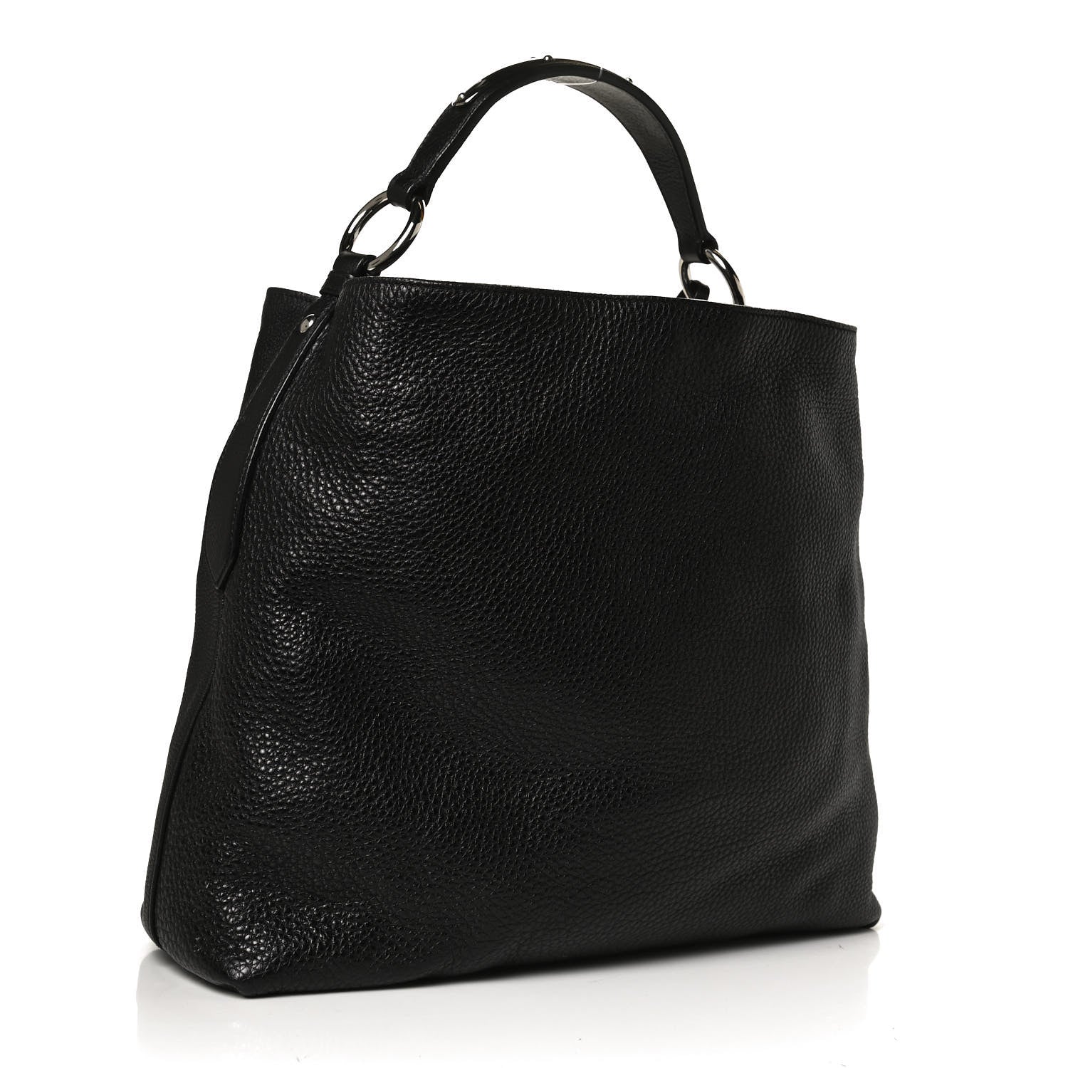 Prada Vitello Daino Tote Black 3 of 13