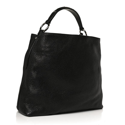 Prada Vitello Daino Tote Black 3 of 13