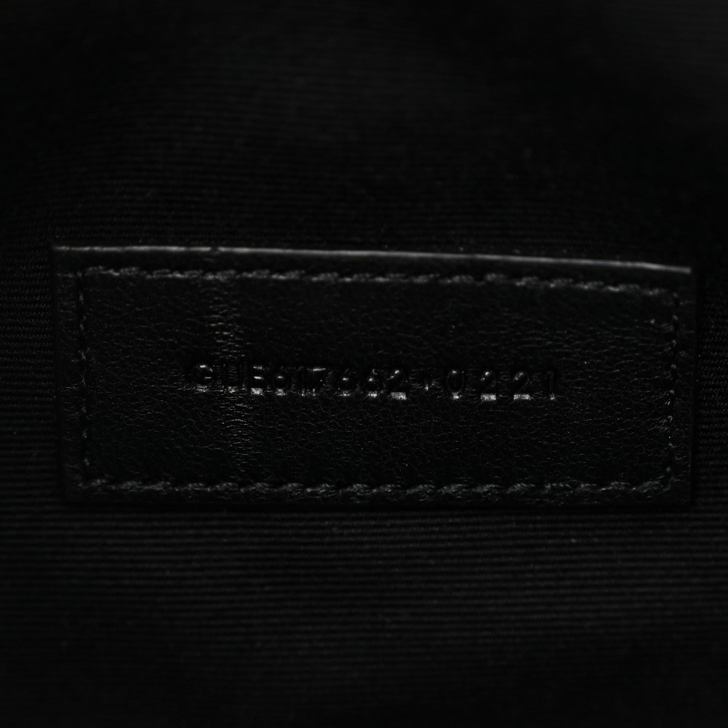 Saint Laurent Grain De Poudre Matelasse Chevron Monogram Envelope Clutch Dark Beige 7 of 11