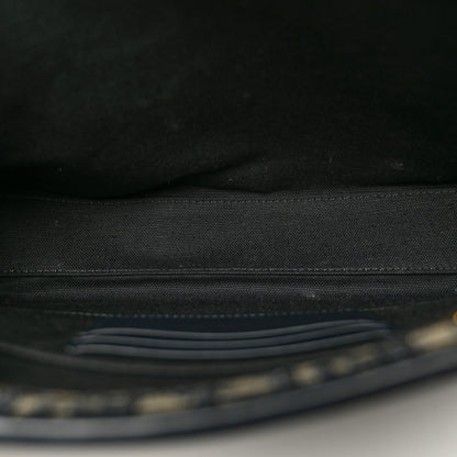 Christian Dior Oblique 30 Montaigne Pouch Blue 6 of 9
