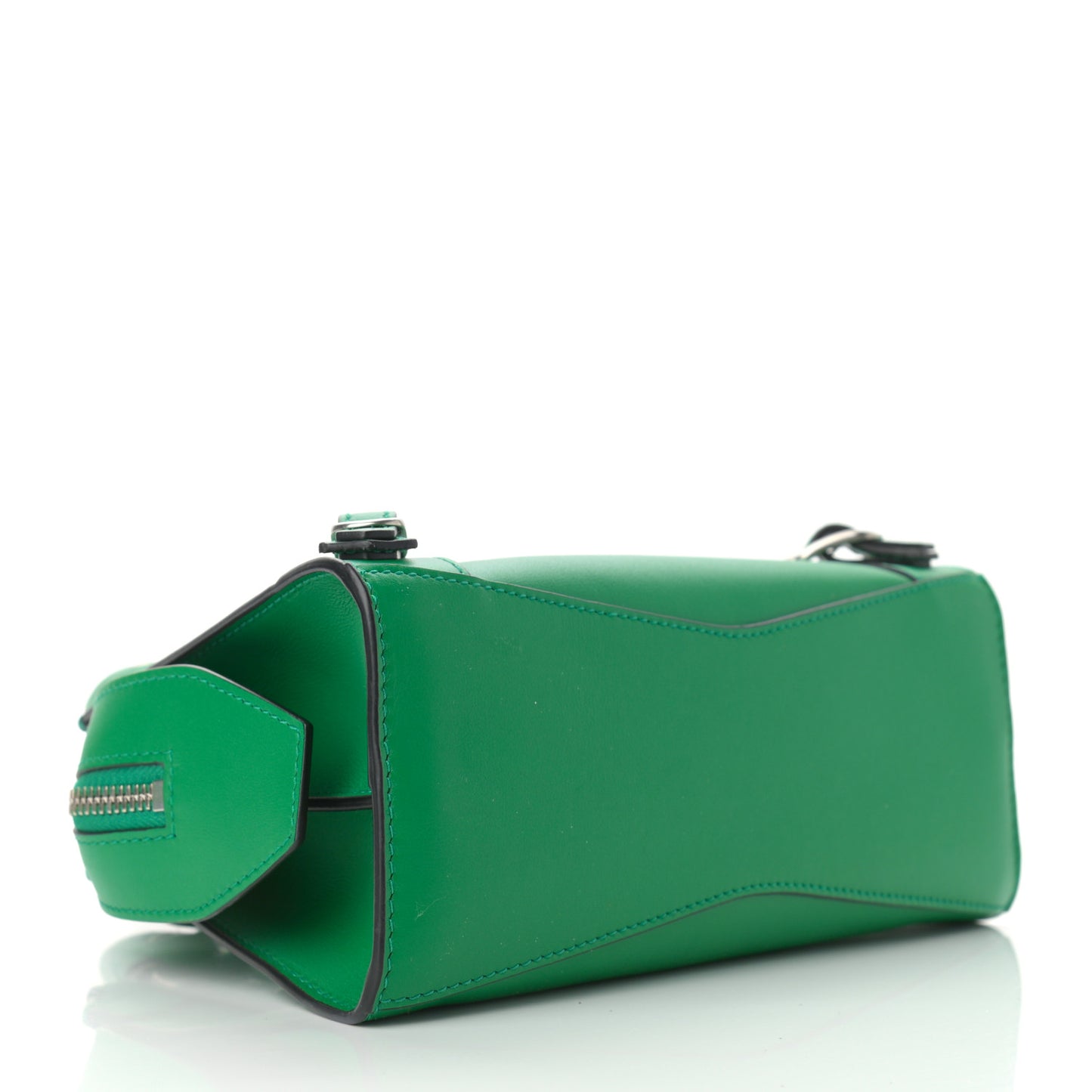 Smooth Calfskin Neo Classic Silver Hardware Mini City Grass Green