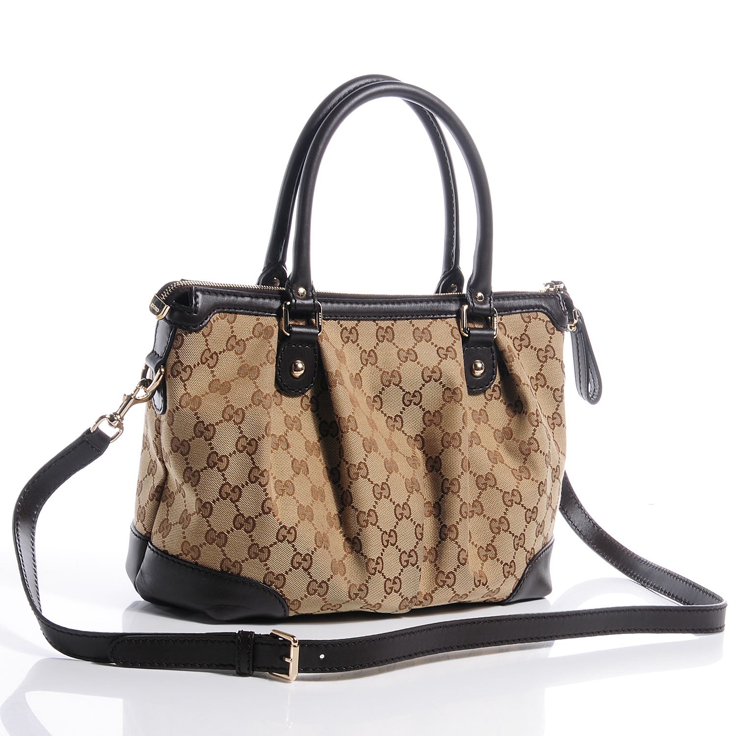 Gucci Monogram Sukey Medium Top Handle Brown 3 of 8