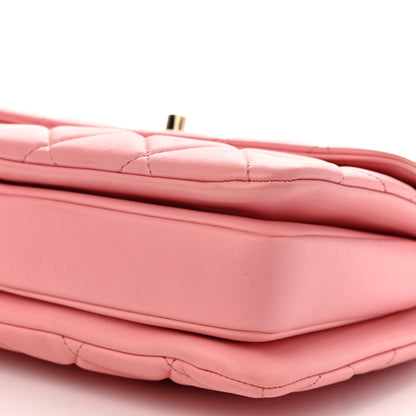 Chanel Lambskin Quilted Small Trendy CC Flap Dual Handle Bag Pink 11 of 12