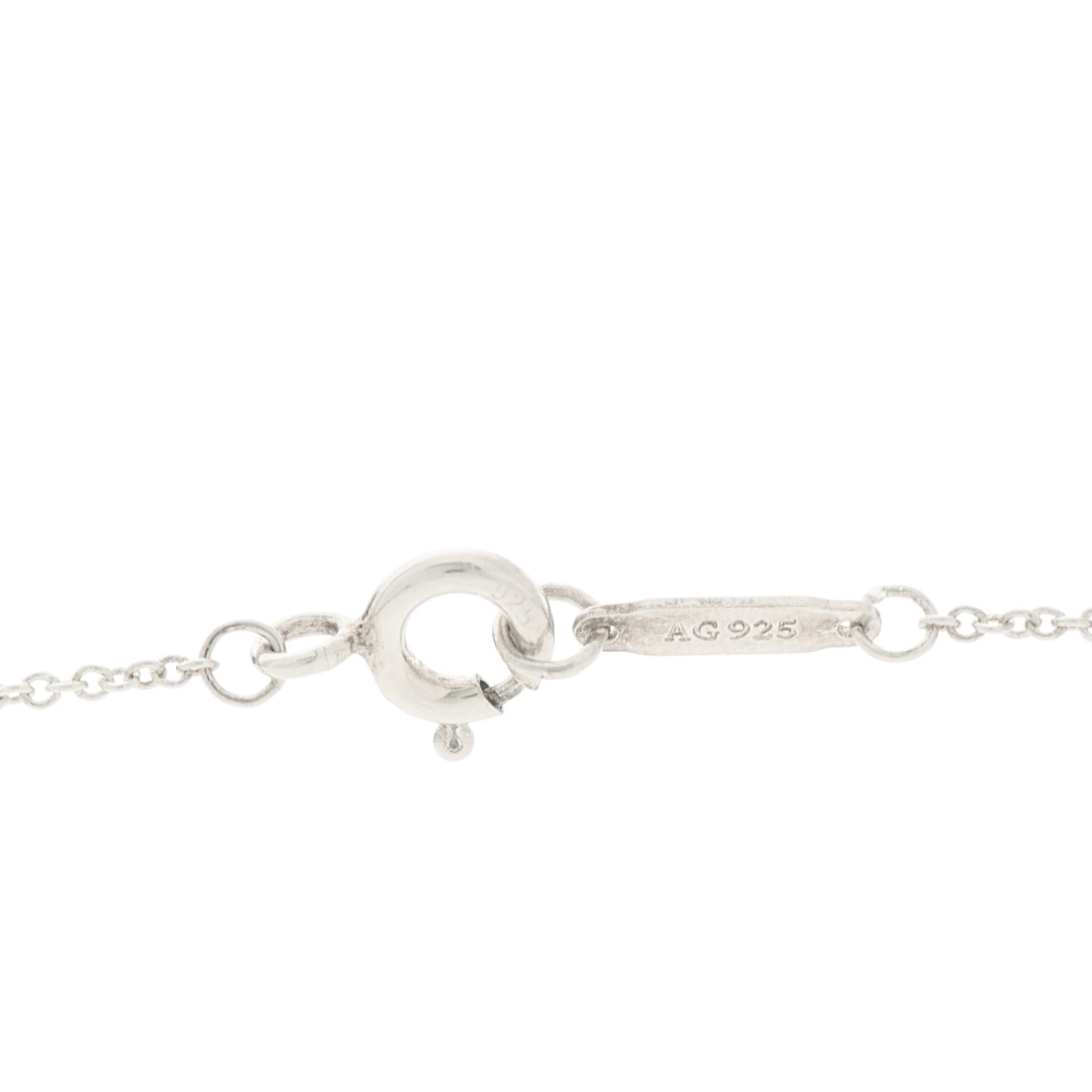 Sterling Silver Enamel Heart Key Pendant Necklace Blue