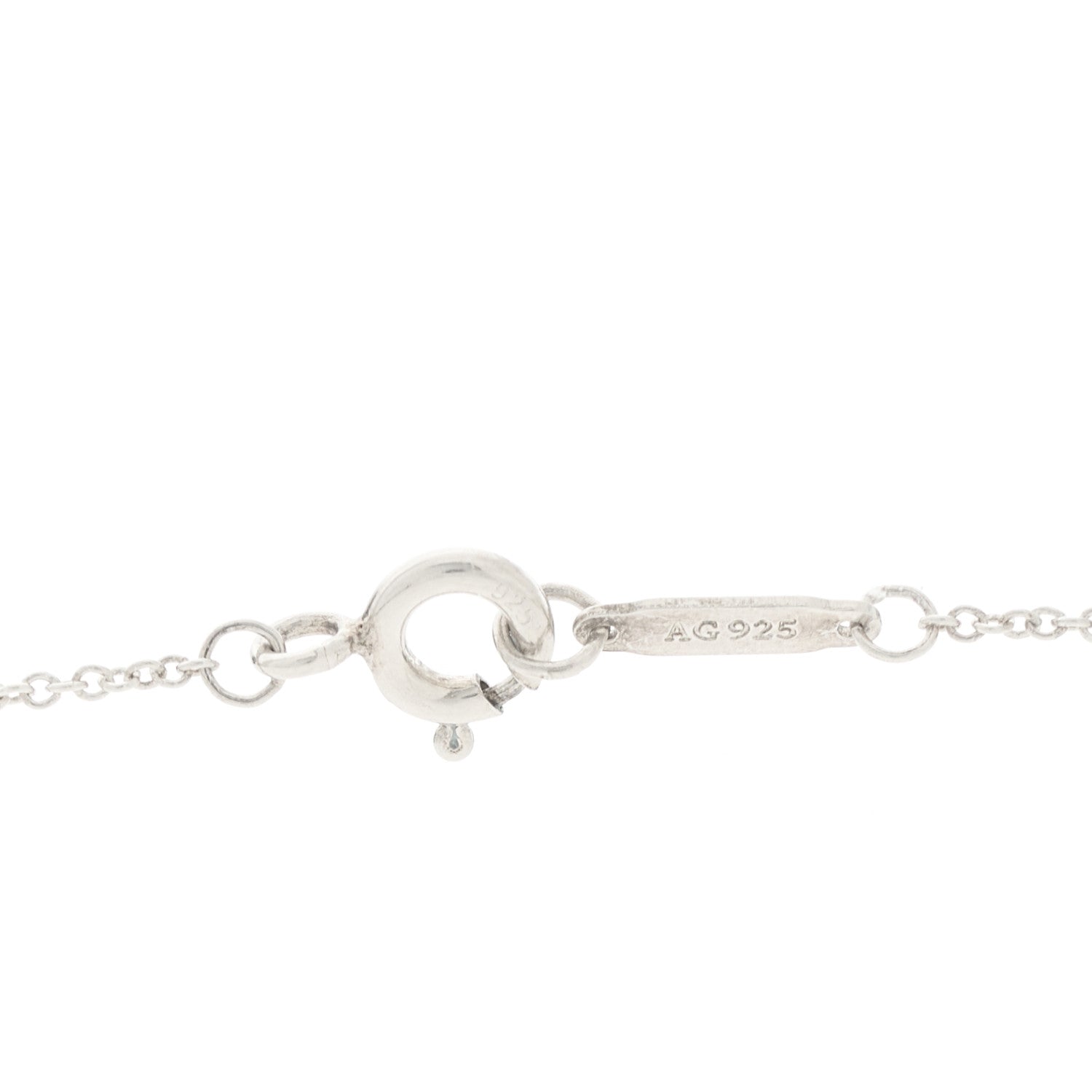 Tiffany Sterling Silver Enamel Heart Key Pendant Necklace Blue 4 of 6