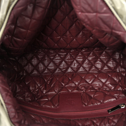 Chanel Nylon Quilted Small Coco Cocoon Reversible Tote Gray 8 of 23