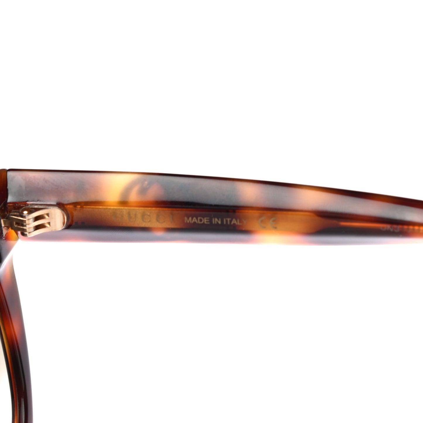 Round Frame Star Sunglasses GG0208S Tortoise