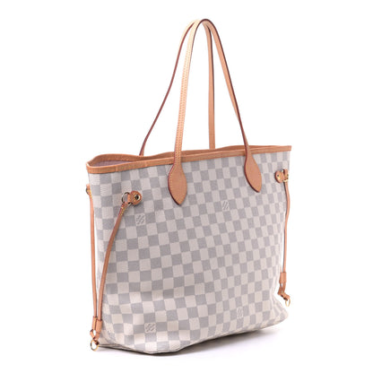 Louis Vuitton Damier Azur Neo Neverfull MM Rose Ballerine 2 of 5