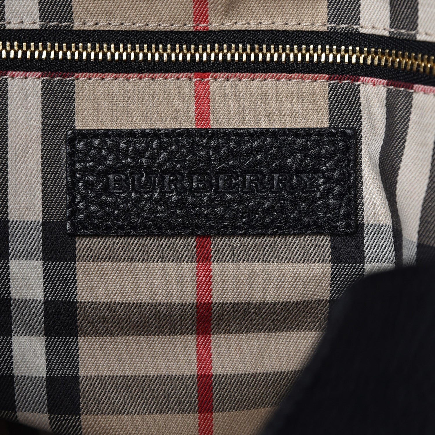 Burberry London Grainy Calfskin Medium Baynard Tote Black 6 of 8