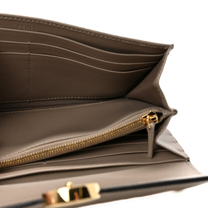 Fendi Vitello Cruise F is Fendi Continental Envelope Wallet Tortora 5 of 7