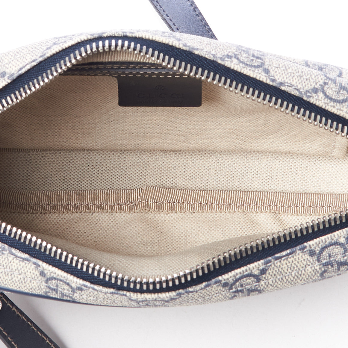 Gucci GG Plus Monogram Small Shoulder Bag Navy 6 of 8