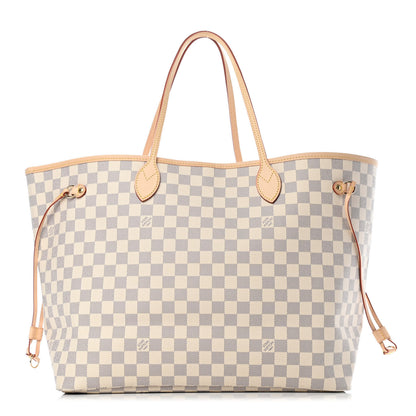 Louis Vuitton Damier Azur Neo Neverfull GM Rose Ballerine 1 of 4