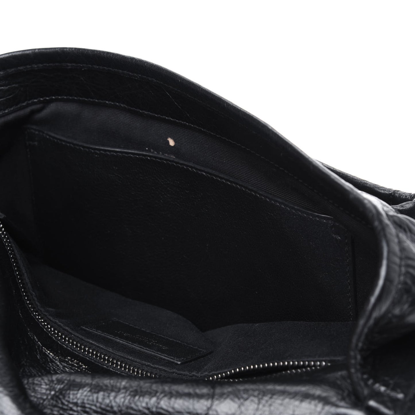 Crinkled Calfskin Matelasse Monogram Medium Niki Chain Satchel Black