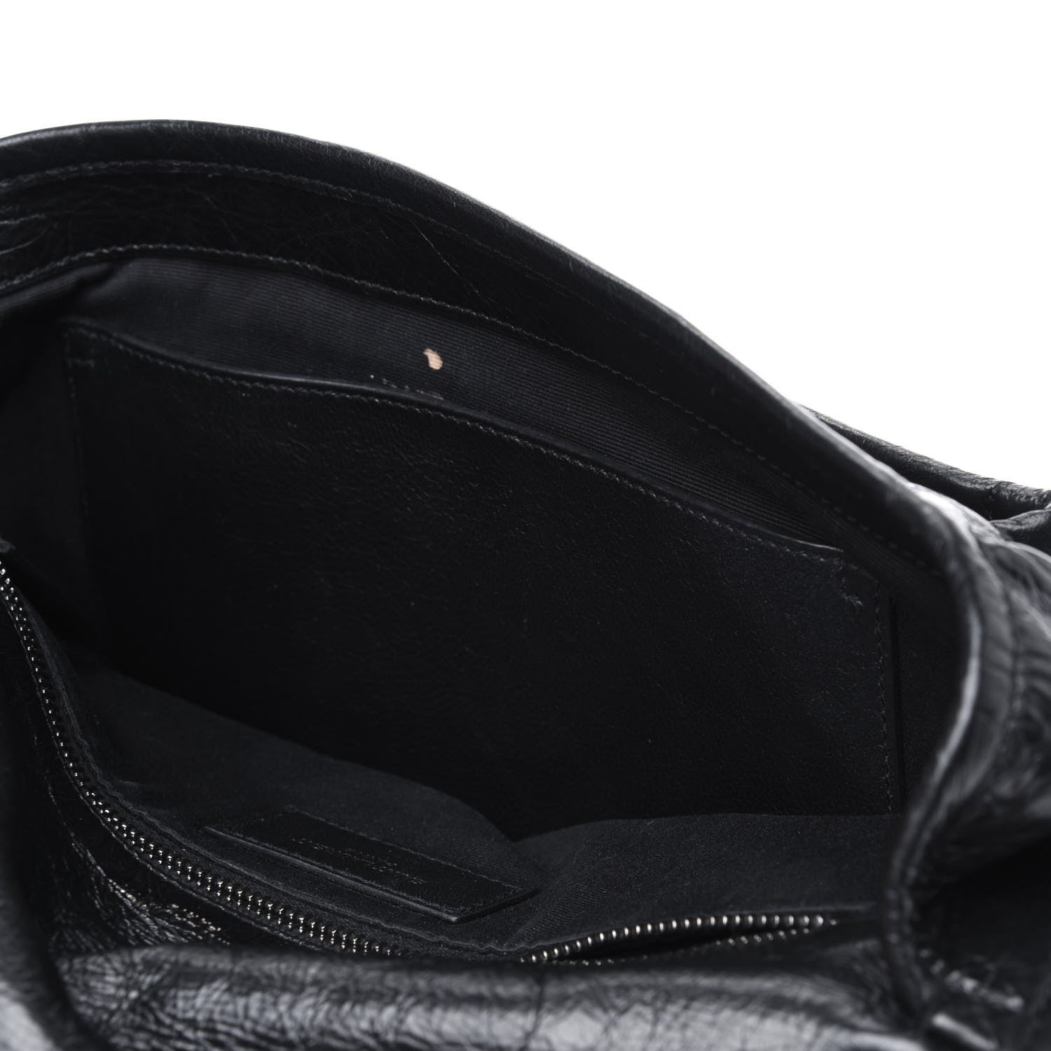 Saint Laurent Crinkled Calfskin Matelasse Monogram Medium Niki Chain Satchel Black 10 of 17