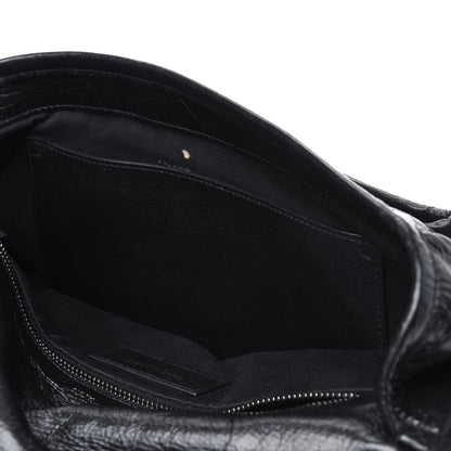 Saint Laurent Crinkled Calfskin Matelasse Monogram Medium Niki Chain Satchel Black 10 of 17