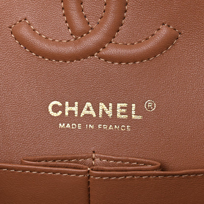 Chanel Lambskin Quilted Small Double Flap Brown 6 of 10