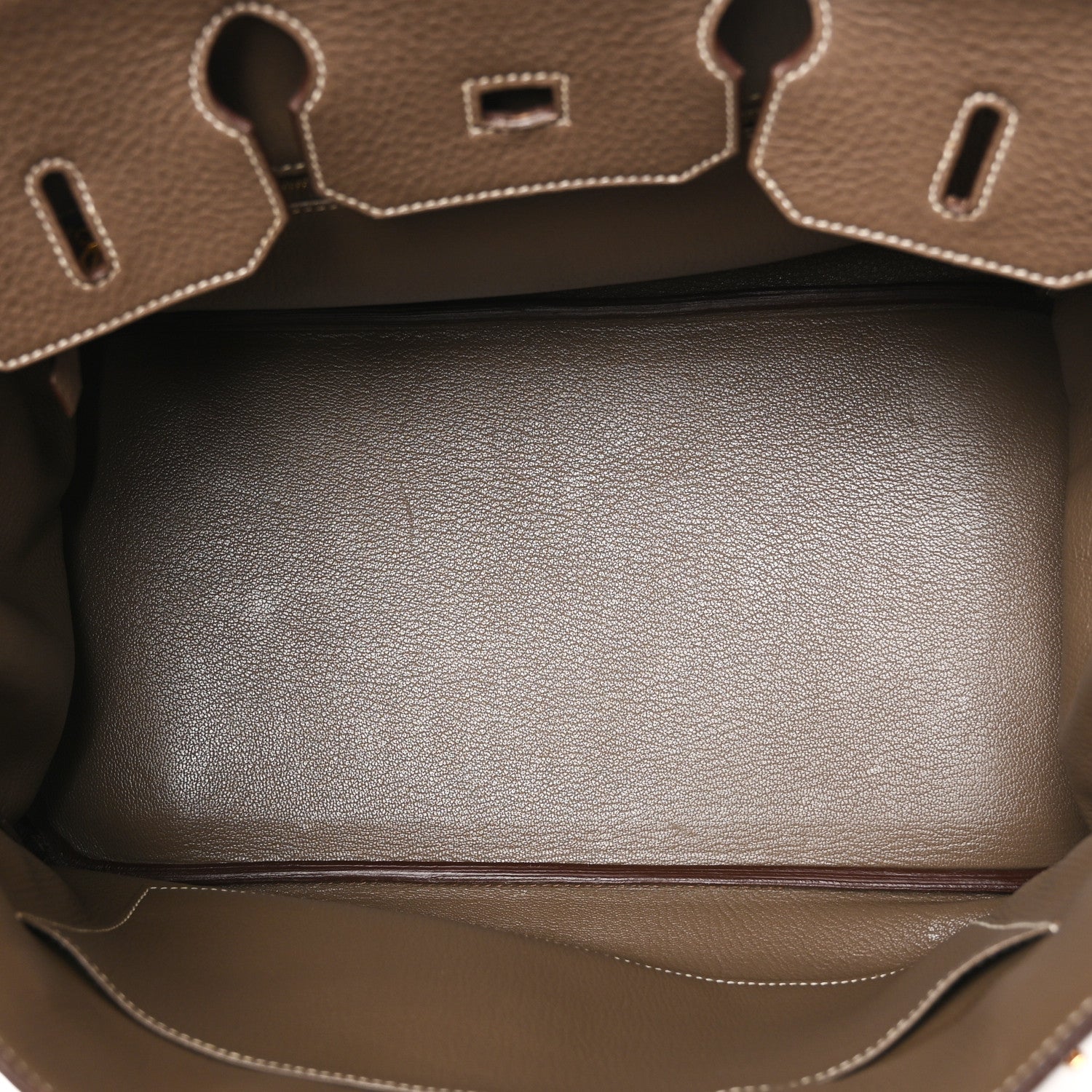 Hermes Taurillon Clemence Birkin 35 Etoupe 5 of 10