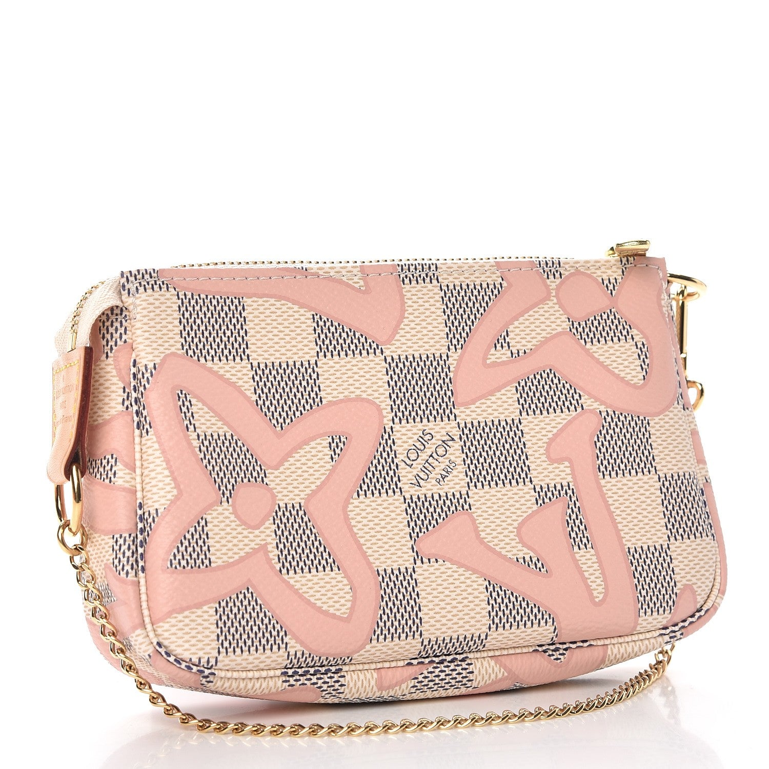 Louis Vuitton Damier Azur Tahitienne Mini Pochette Accessories 3 of 6