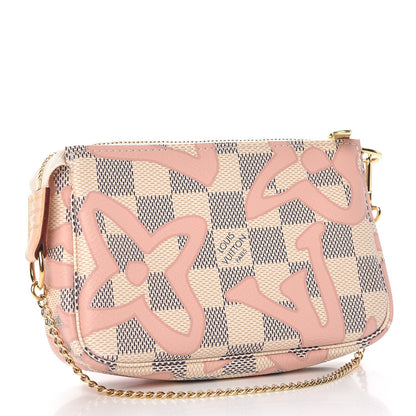 Louis Vuitton Damier Azur Tahitienne Mini Pochette Accessories 3 of 6