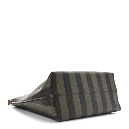 Fendi Pequin Spalmati Vitello Flamingo Hobo Bag Tobacco 4 of 9
