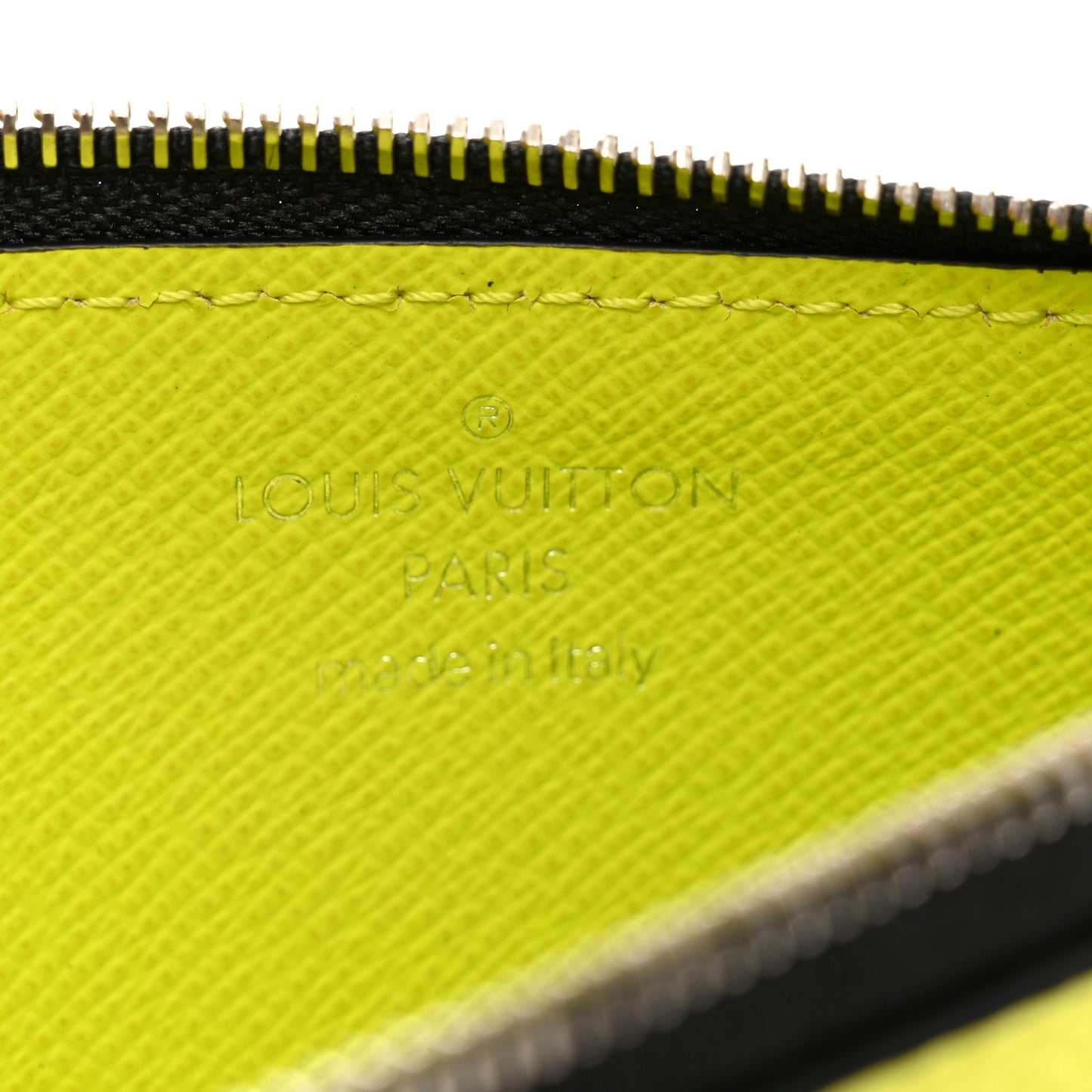 Monogram Taiga Coin Card Holder Yellow