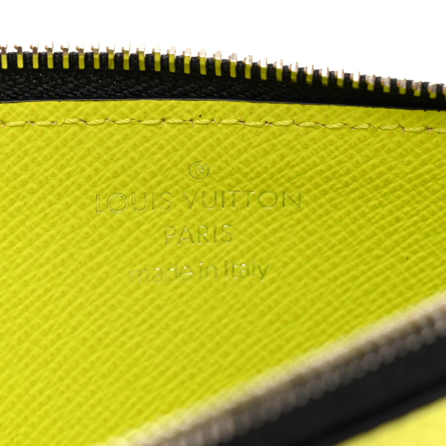 Louis Vuitton Monogram Taiga Coin Card Holder Yellow 6 of 7